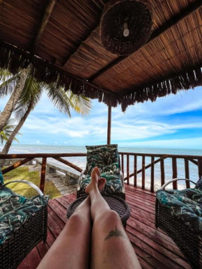 Paraíso de Tabuba - casa de aluguel por temporada - 32km de Maceió-AL - Pé na areia - 24h de Frente para o mar
